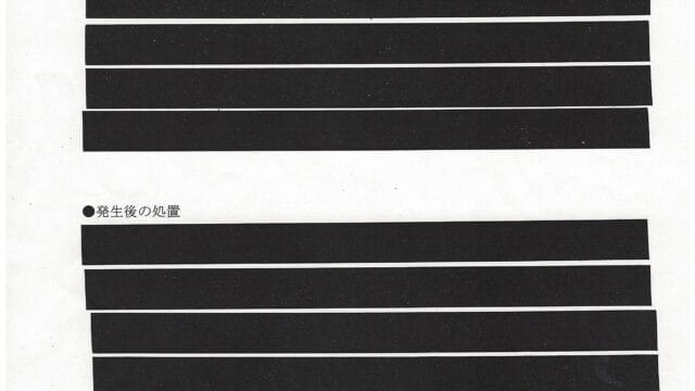 真っ黒の開示文書
