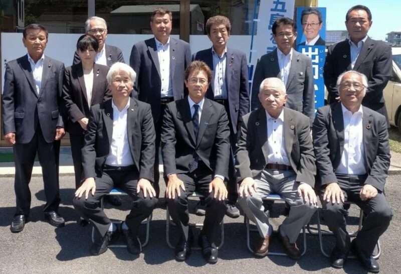 市長選に向けた当時の愉快で稚拙な仲間たち