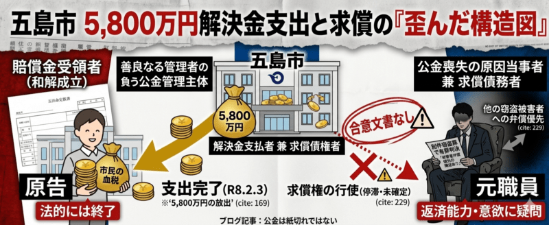 賠償金支払いにおいて誰が一番損したのか