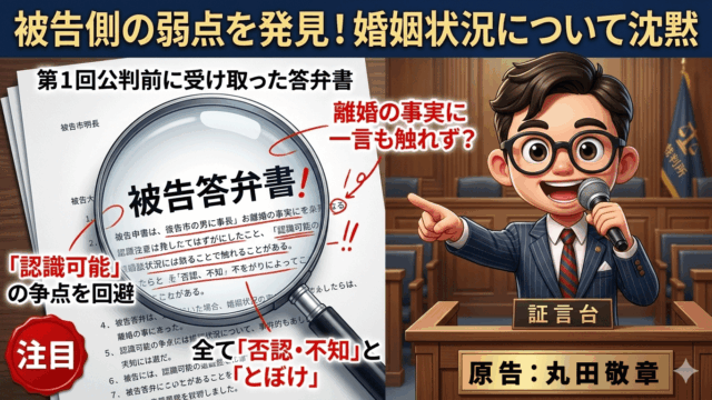 【事件番号】令和８年（ハ）第５号　公判呼出は皮肉にも議会初日と同日