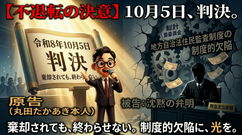 地方自治法　住民監査制度の制度的欠陥