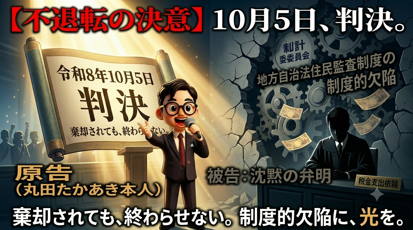地方自治法　住民監査制度の制度的欠陥
