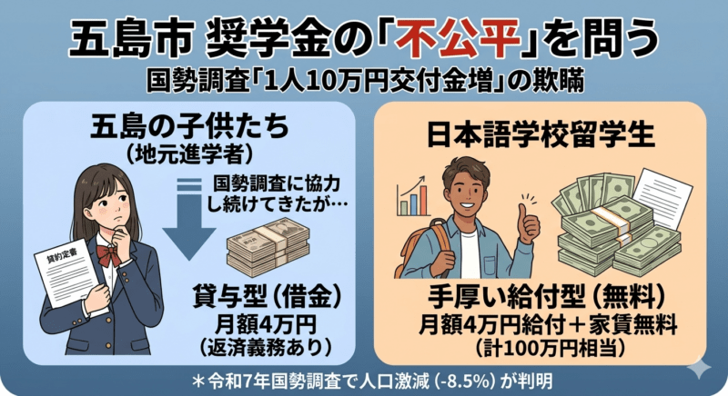 五島市民と日本語学校生徒