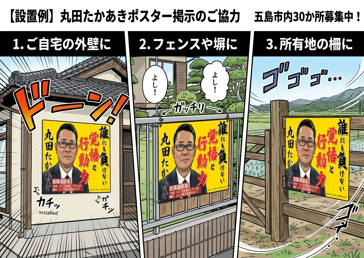 ポスター設置